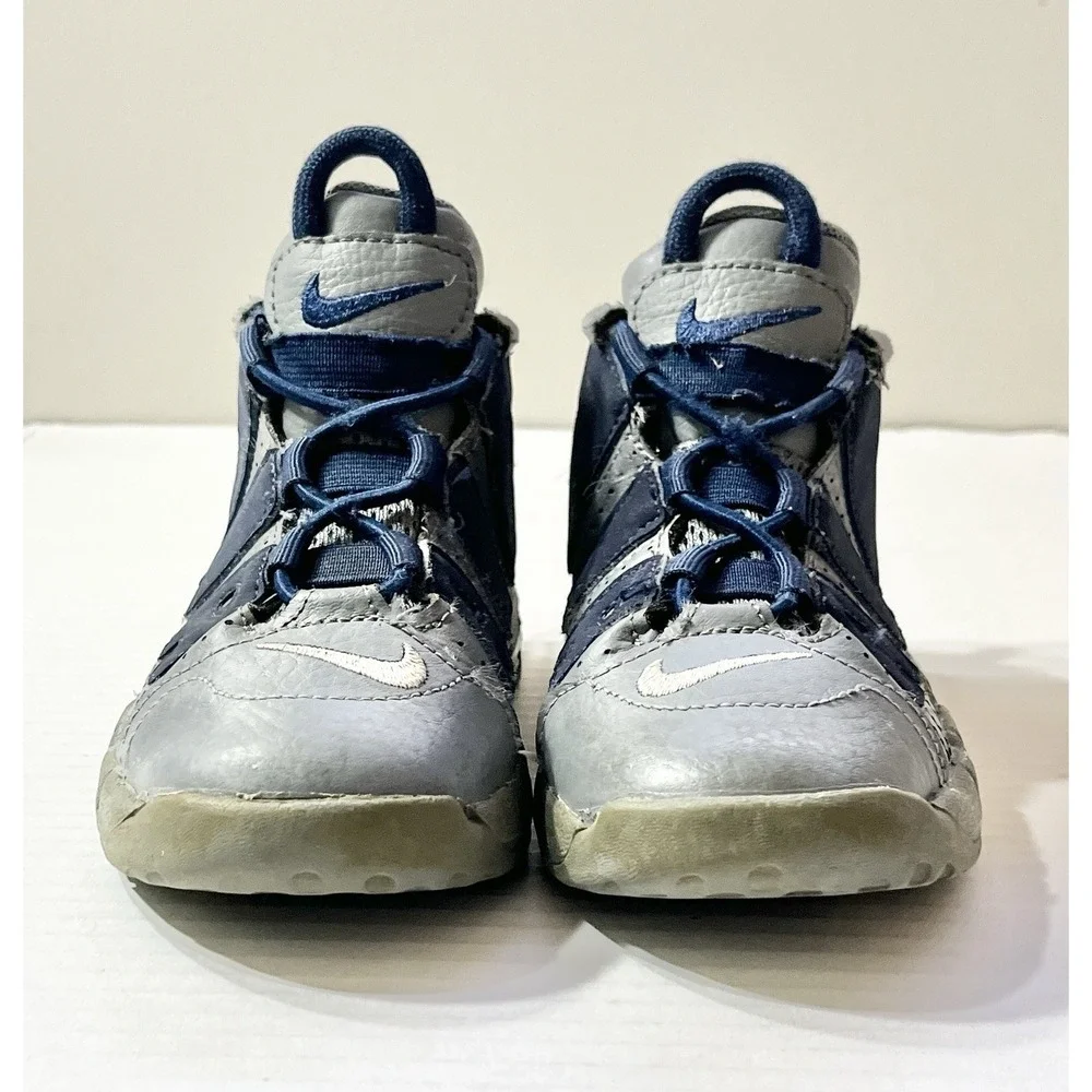 Nike Air More Uptempo TD Sneakers 10C‎ Georgetown Hoyas Gray Blue DM3319-009 M